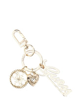 Portachiavi Guess cuore scritta logo Oro